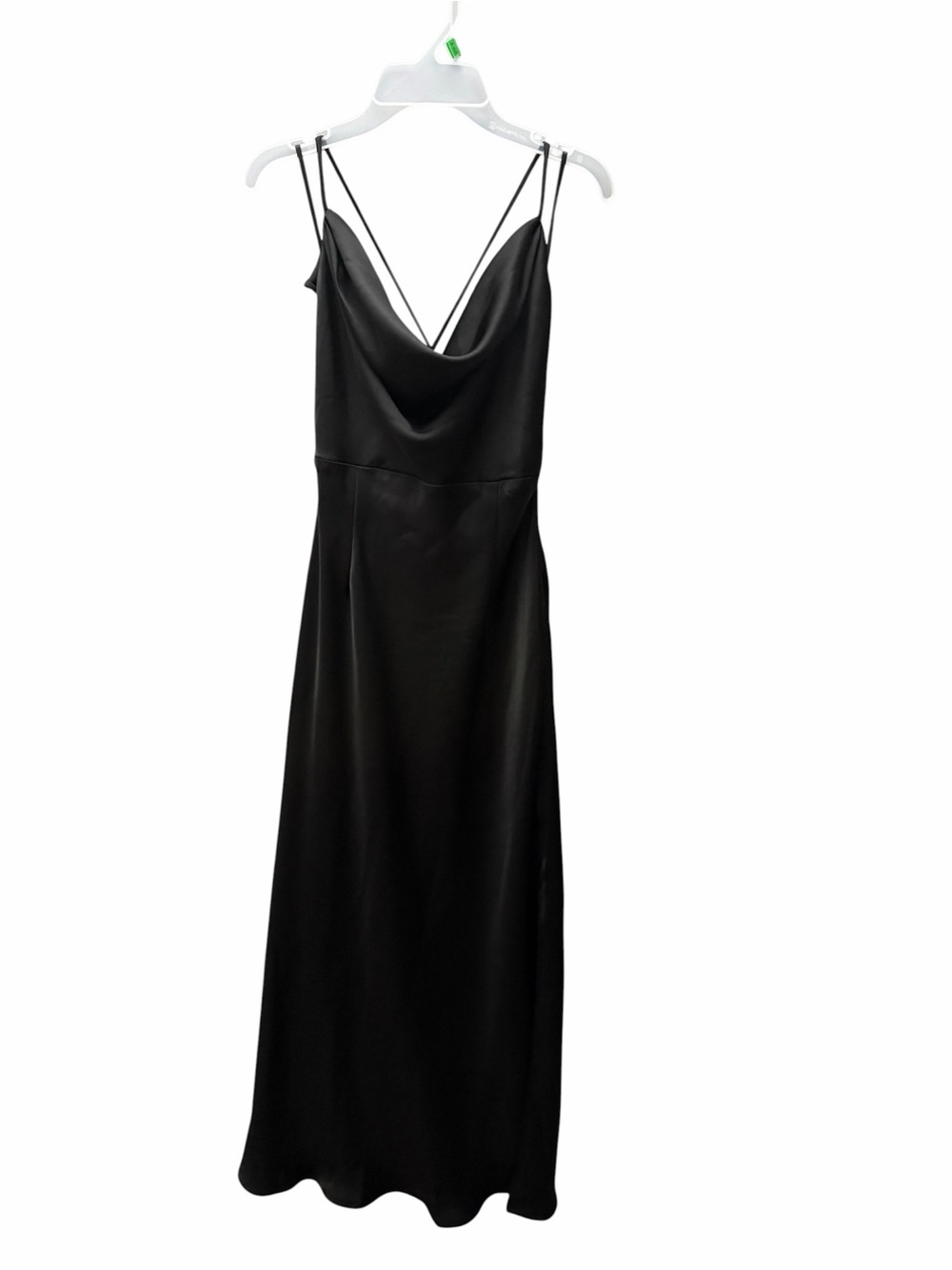 Hello Molly Black Cowl Neck Maxi Slip Dress